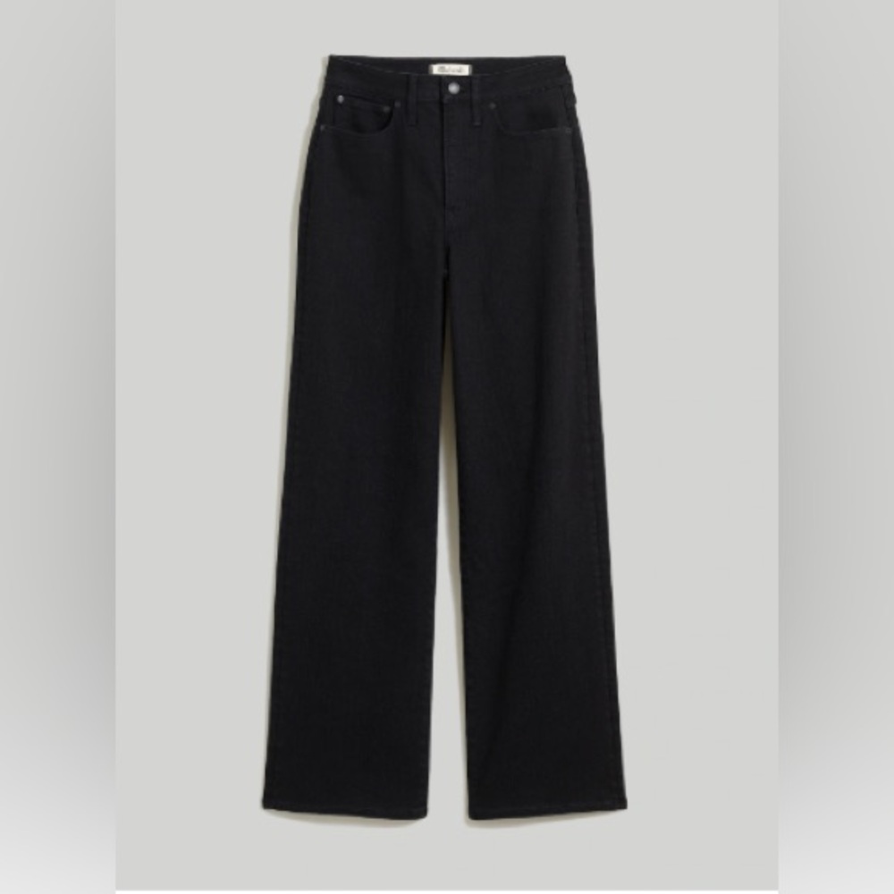 Madewell "Curvy Perfect Vintage Wide Leg" Jeans - Picture 3 of 9